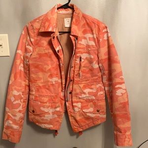 Gap xs pink camo jacket